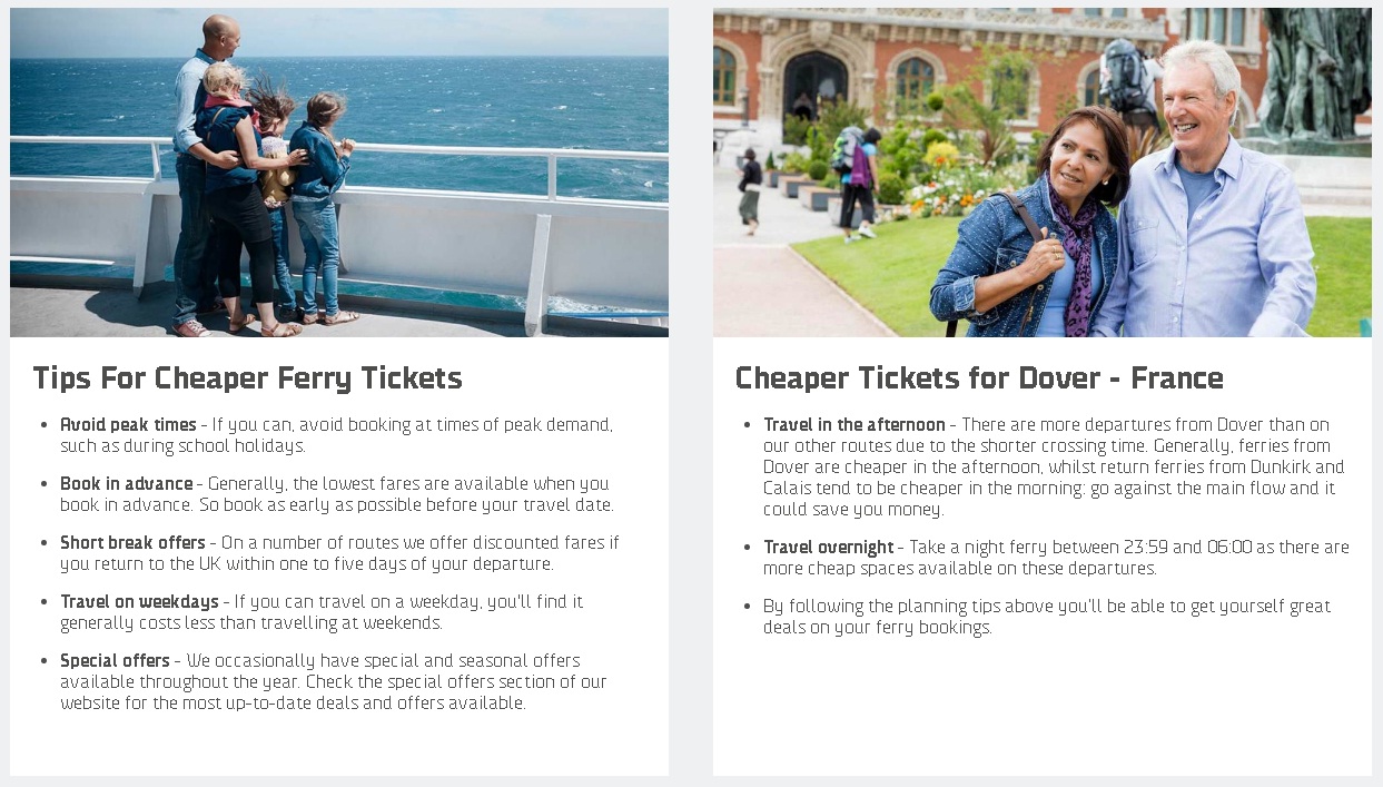 dfds lowest fares